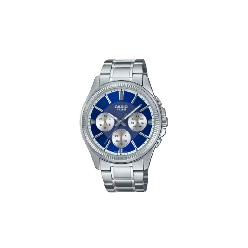 CASIO Mod. DAY DATE MULTIFUNCTION - BLUE MTP-1375D-2A1VDF